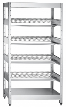 Стеллаж для сушки тарелок ССТ-4-2 (400 серия) - модель 2019 года