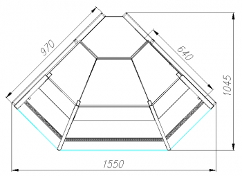 GC95 VM-5(ВХСу-1 Carboma GC95 внешний 90 INOX)(0430 цвет по схеме)